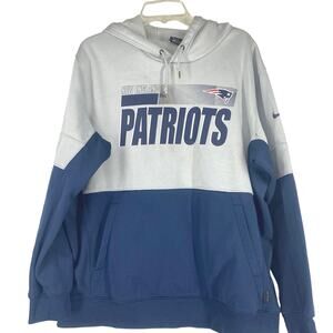 NFL ONFIELD Apparrel NIKE Dri-Fit New England Patriots Pullover Hoodie Men’s XL